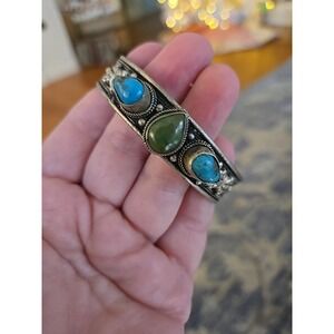 Nepalese Cuff Bracelet Himalayan  Tibetan-style